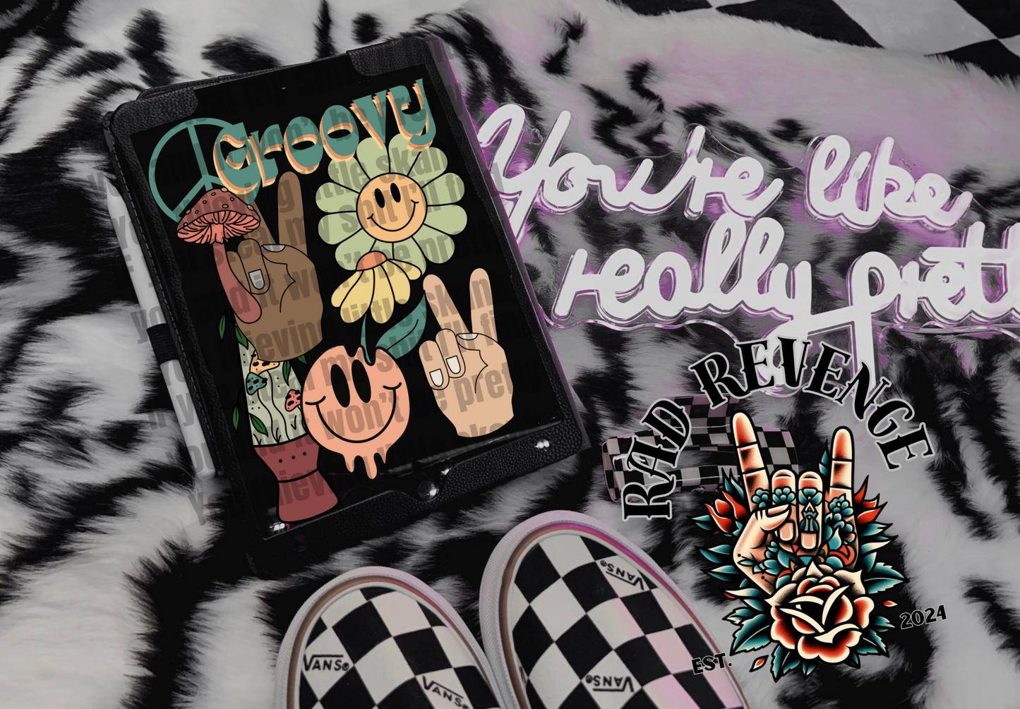 Groovy Mini Clip Art Bundle