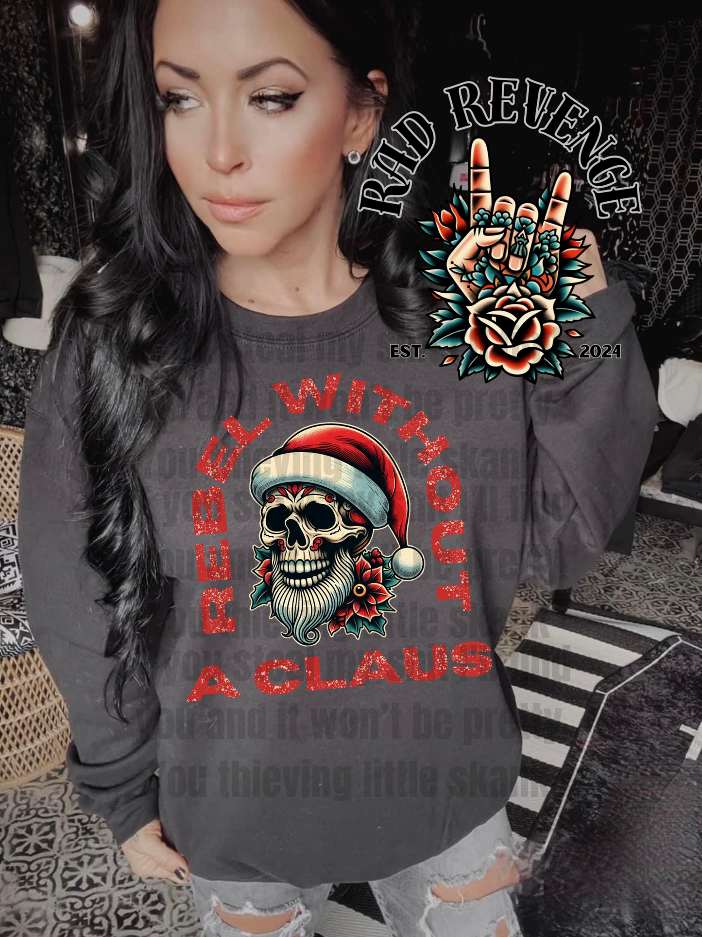 Rebel without a claus PNG
