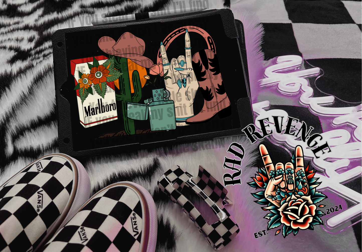 Cowboy killer mini clip art bundle