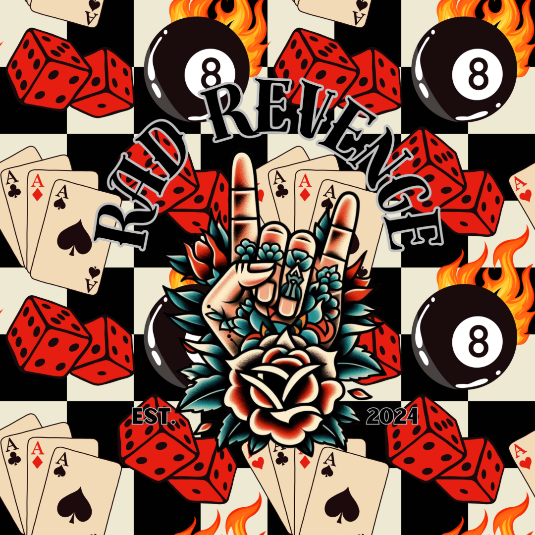 Cards and dice seamless